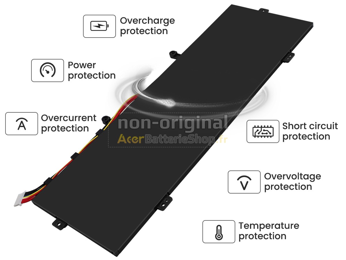 Batterie de haute performance pour Gateway 478574-3S1P