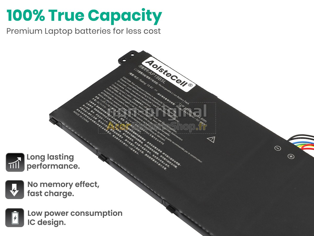 Batterie de haute performance pour Acer Aspire 3 A315-58-54PA