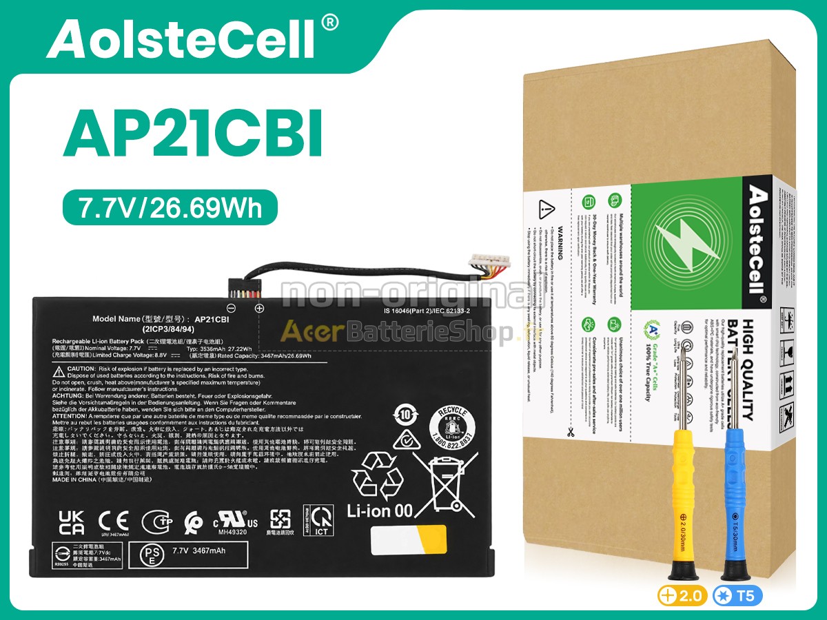 Batterie de haute performance pour Acer AP21CBI