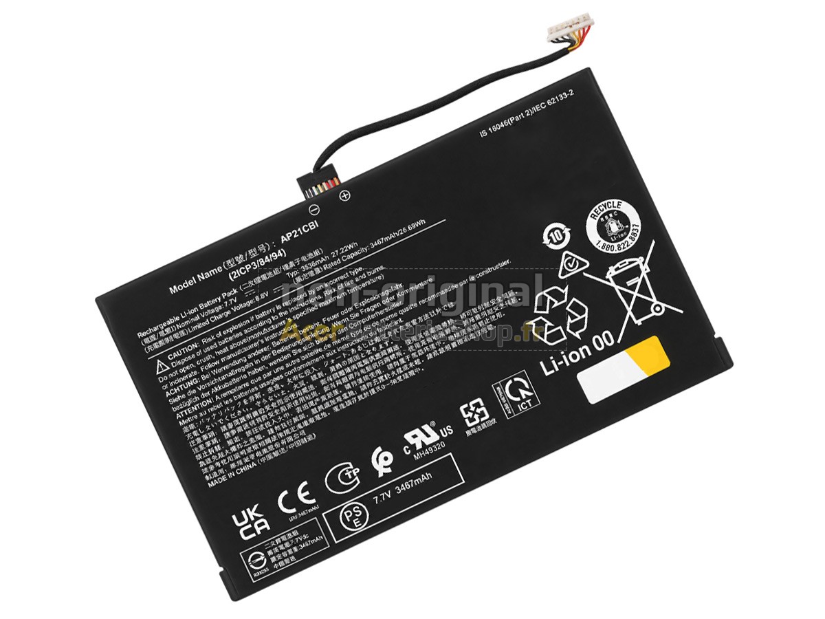 Batterie de haute performance pour Acer AP21CBI