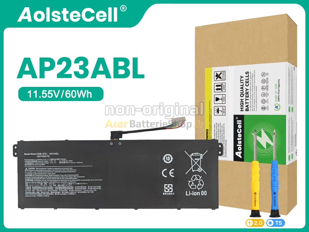 Batterie de haute performance pour Acer AP23ABL
