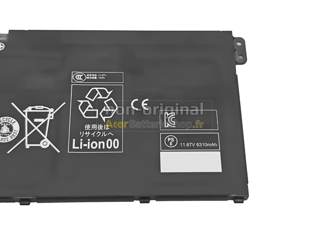 Batterie de haute performance pour Acer AP23B7Q
