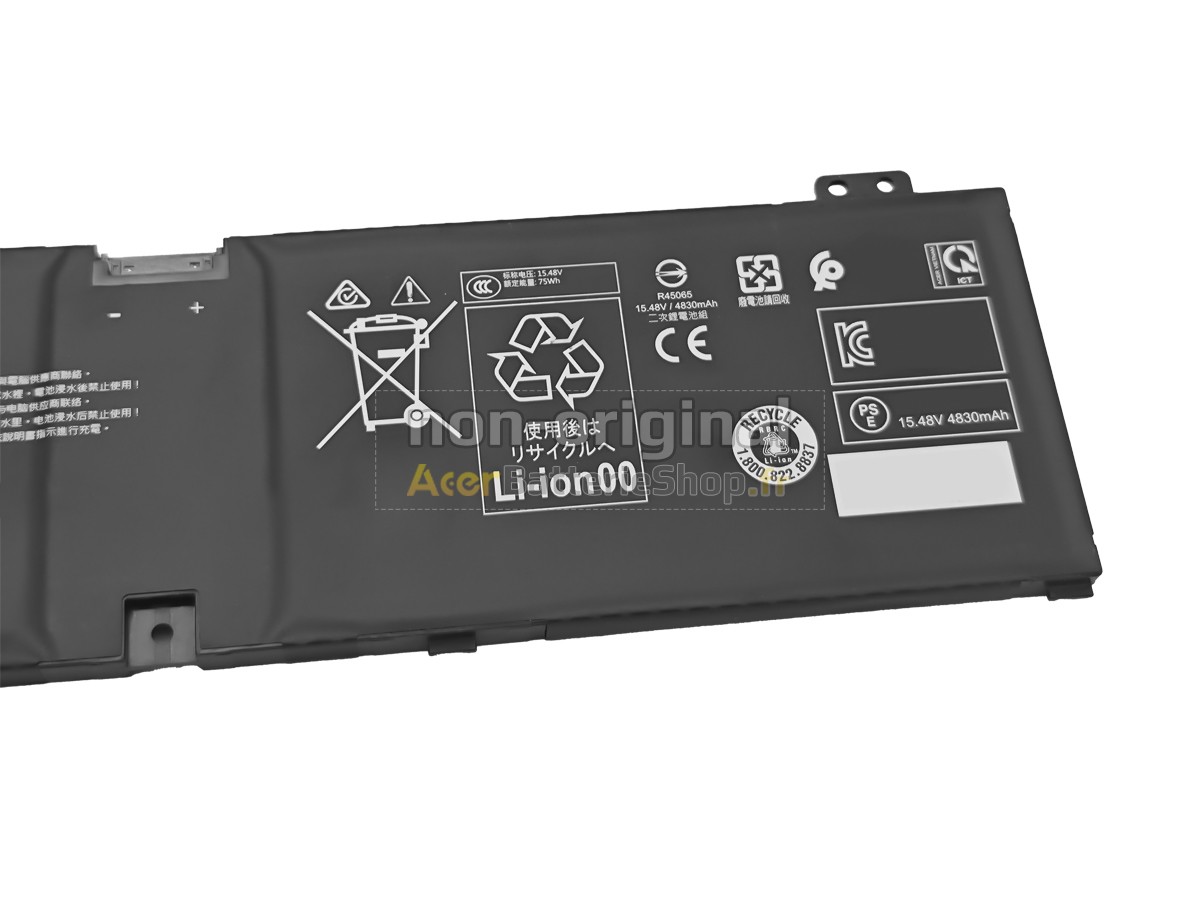 Batterie de haute performance pour Acer NITRO V 16 AI ANV16-42-R860