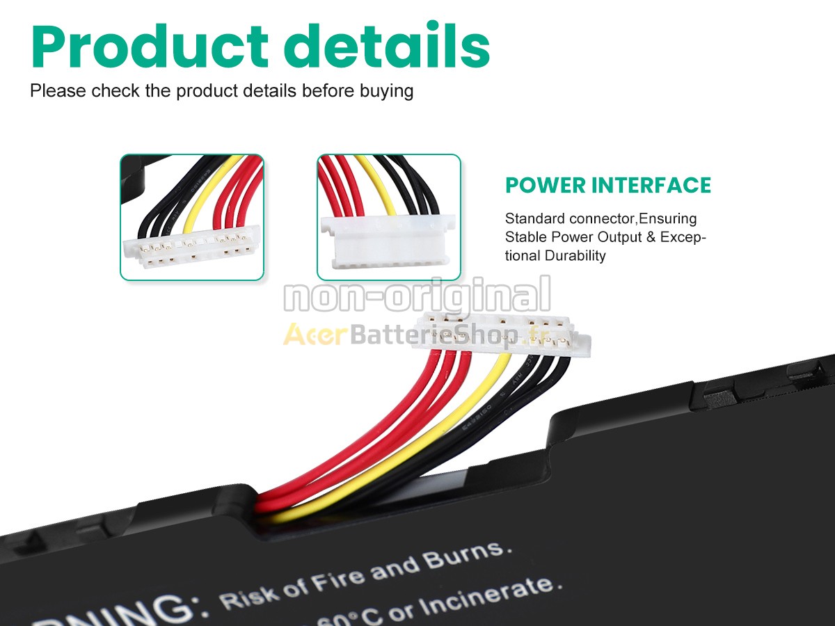Batterie de haute performance pour Acer KT.CTE00.003