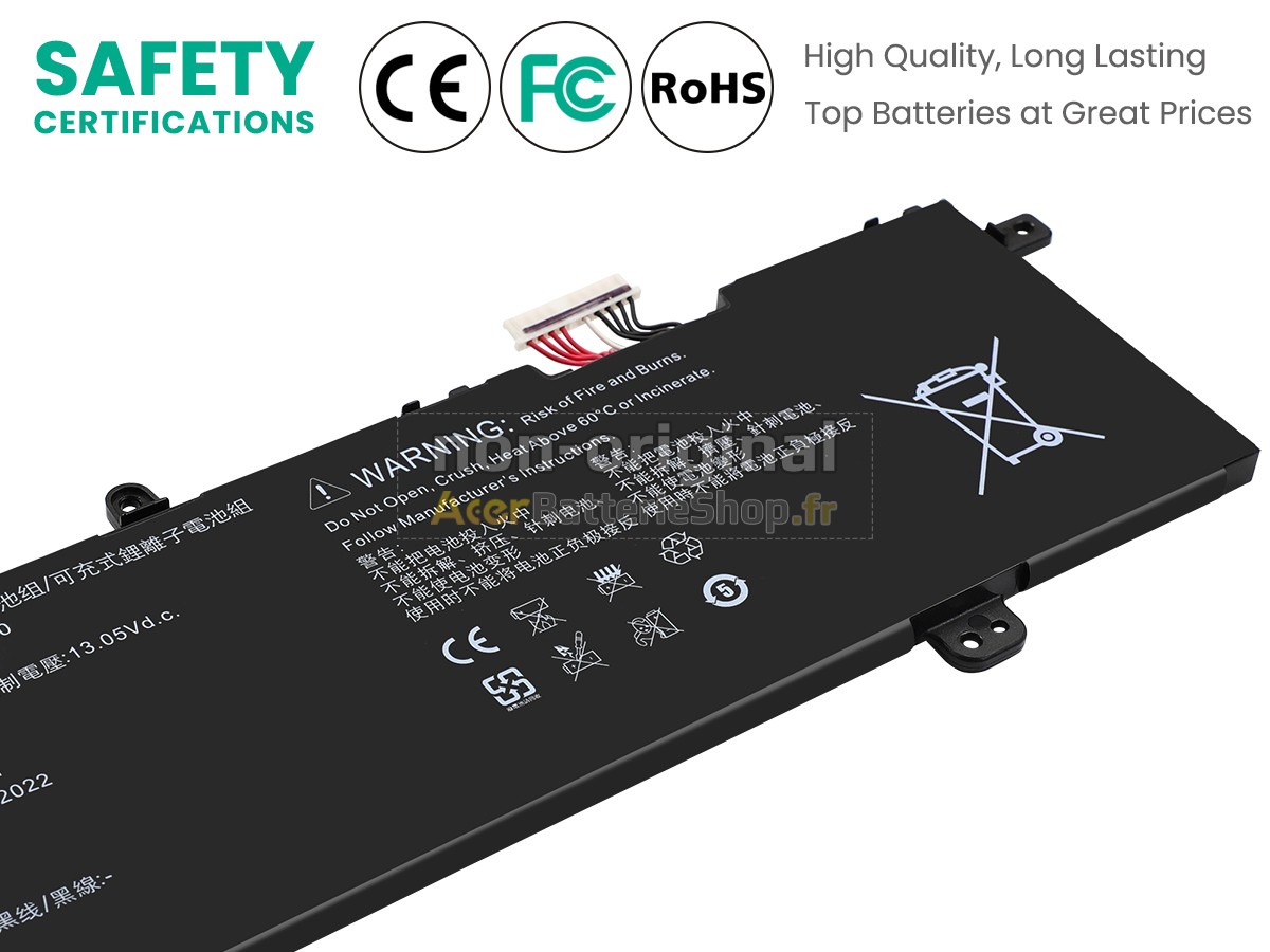 Batterie de haute performance pour Acer U638560PV-3S1P