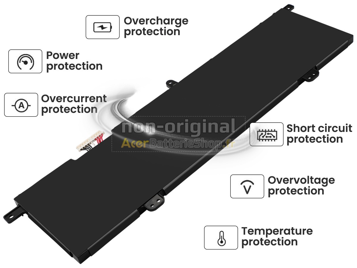 Batterie de haute performance pour Acer U638560PV-3S1P