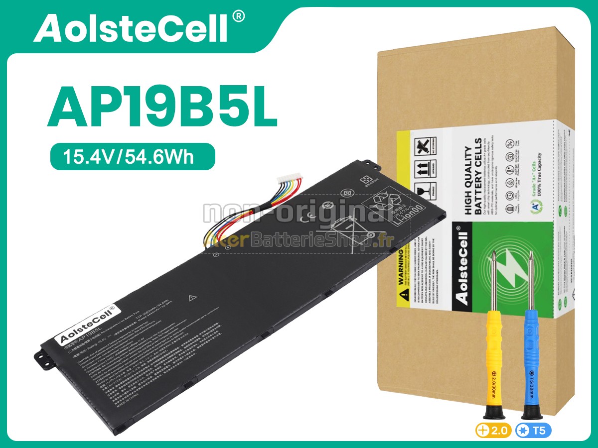 Batterie de haute performance pour Acer AP19B5L
